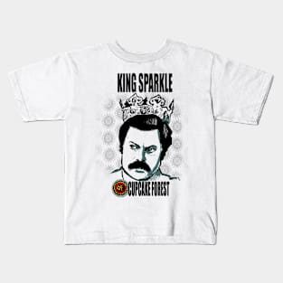 King Sparkle of cupcake forrest Kids T-Shirt